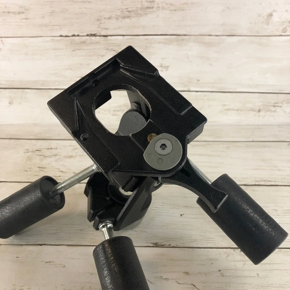 Manfrotto 029 3-Way Pan Tilt Tripod Head Made in Italy Professional Camera Mount